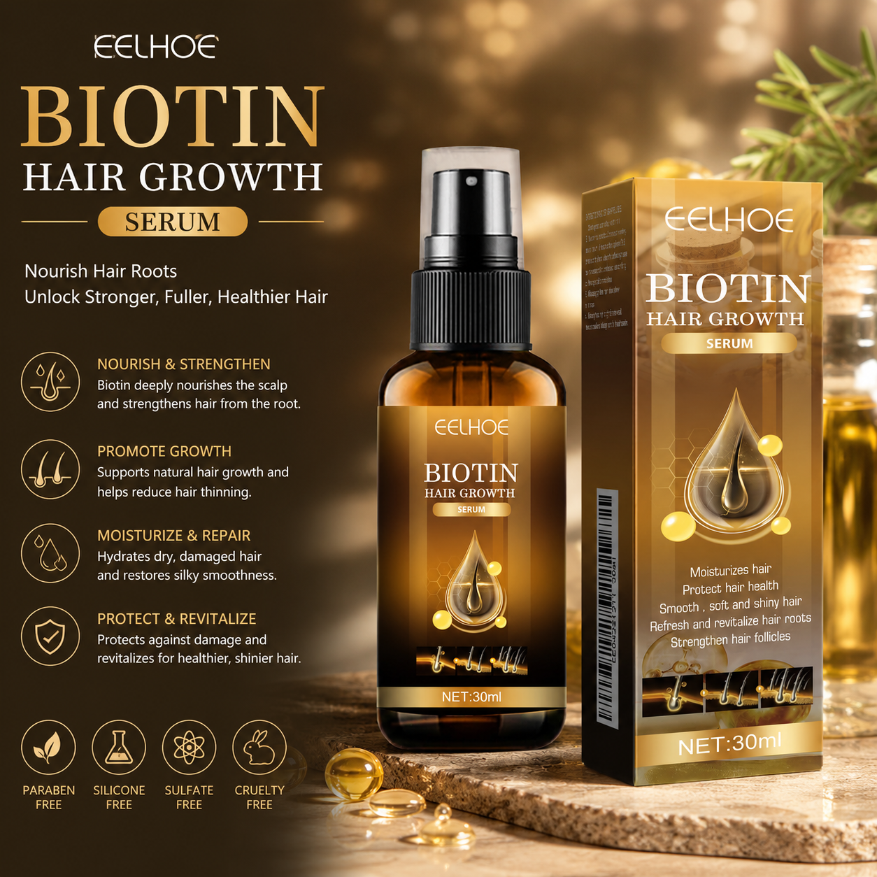 Biotin Density Spray — Daily Scalp Treatment