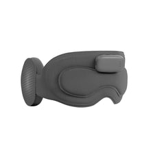 Sleep Mask Pro folded flat for travel with USB charging cable