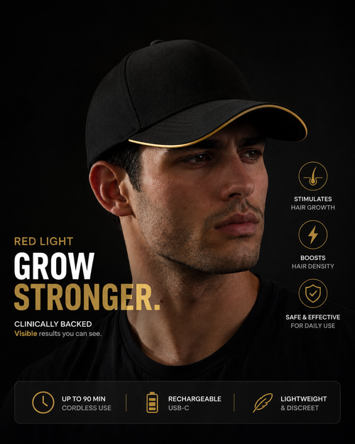 Portable Red Light Hair Growth Cap