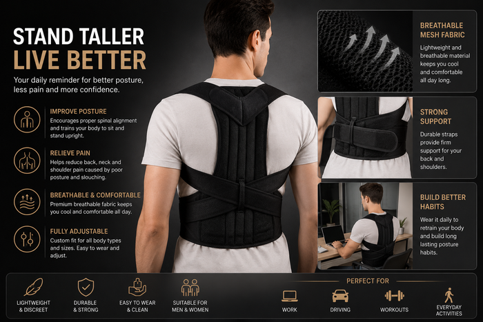 Invisible Posture Belt — Discreet All-Day Wear